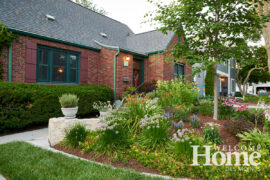 This updated landscape design has given a refreshed look to a classic Beaverdale home. In the front yard, the colors and the textures bring new life to the landscape.