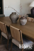 The dining room gets good use when everyone is home to gather.