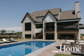 The well appointed backyard is a drawing card for family and friends.